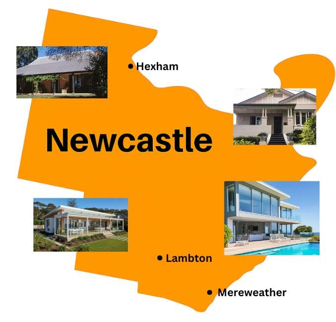 Buyers Advocate Newcastle service area map