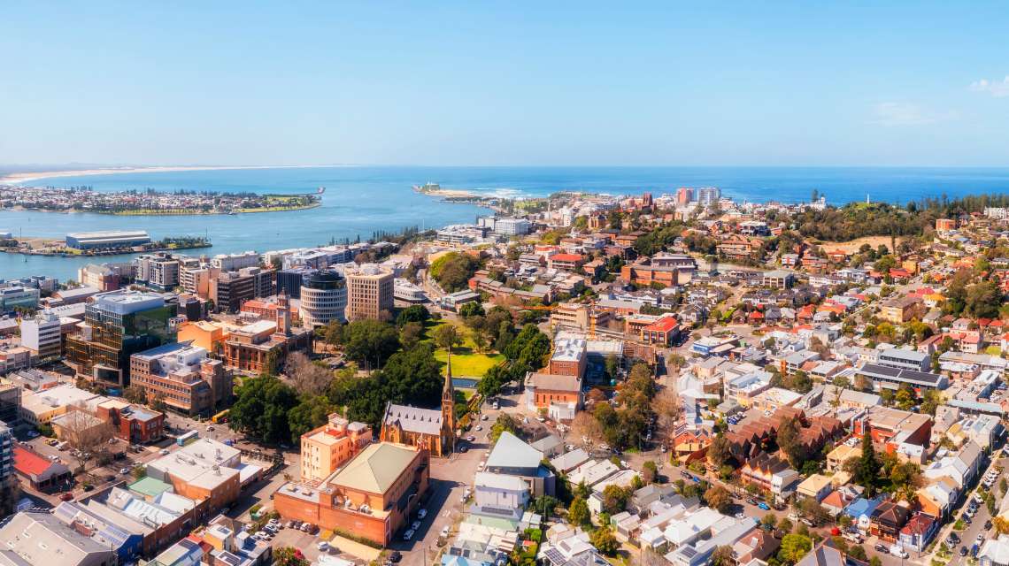 Buyers Agent Newcastle aerial location shot